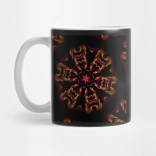 Kaleidoscope Mandala | Fire Flower | Cherie's Art(c)2021 Mug